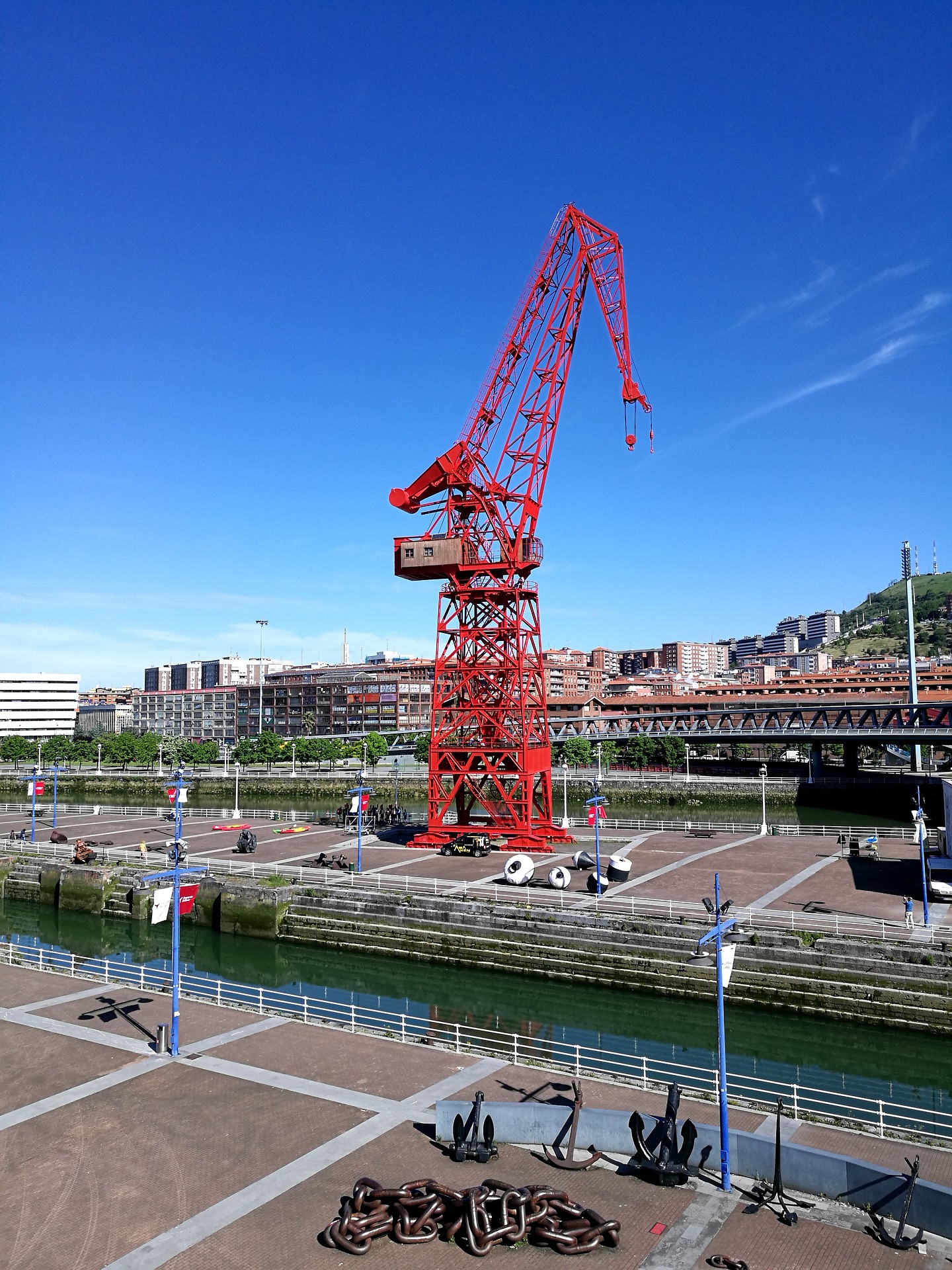 Grúa Carola en Itsasmuseum, Bilbao