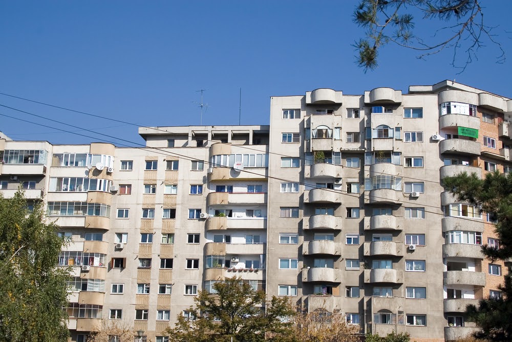 Edificios de la época comunista, en Bucarest