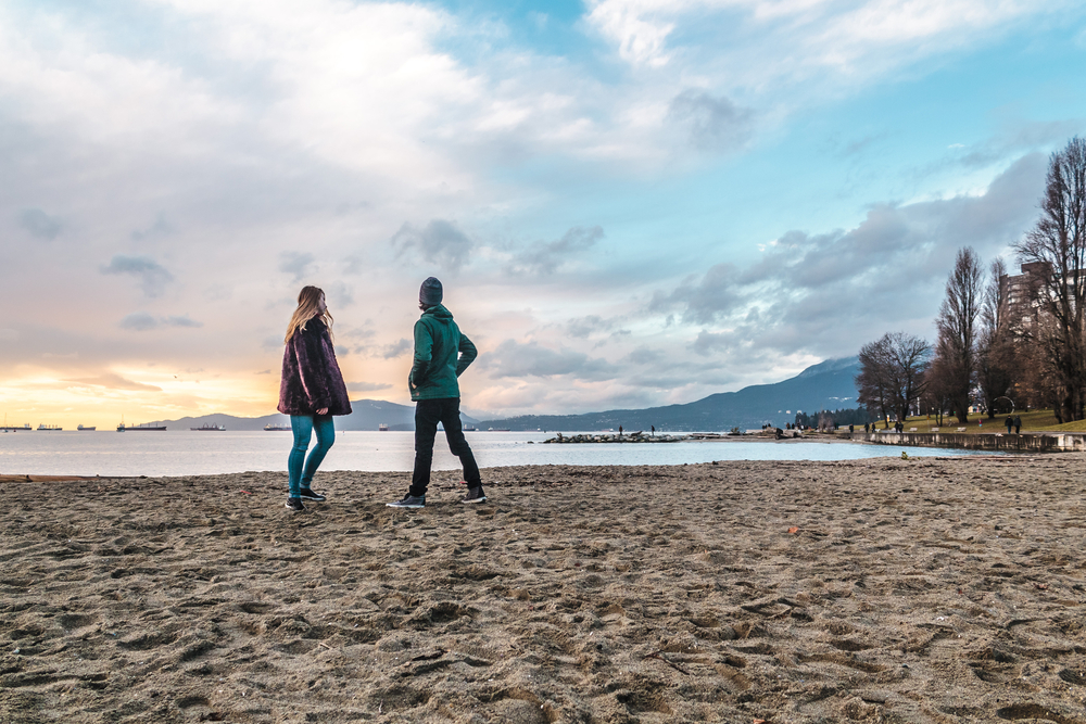 Playa de English Bay de Vancouver