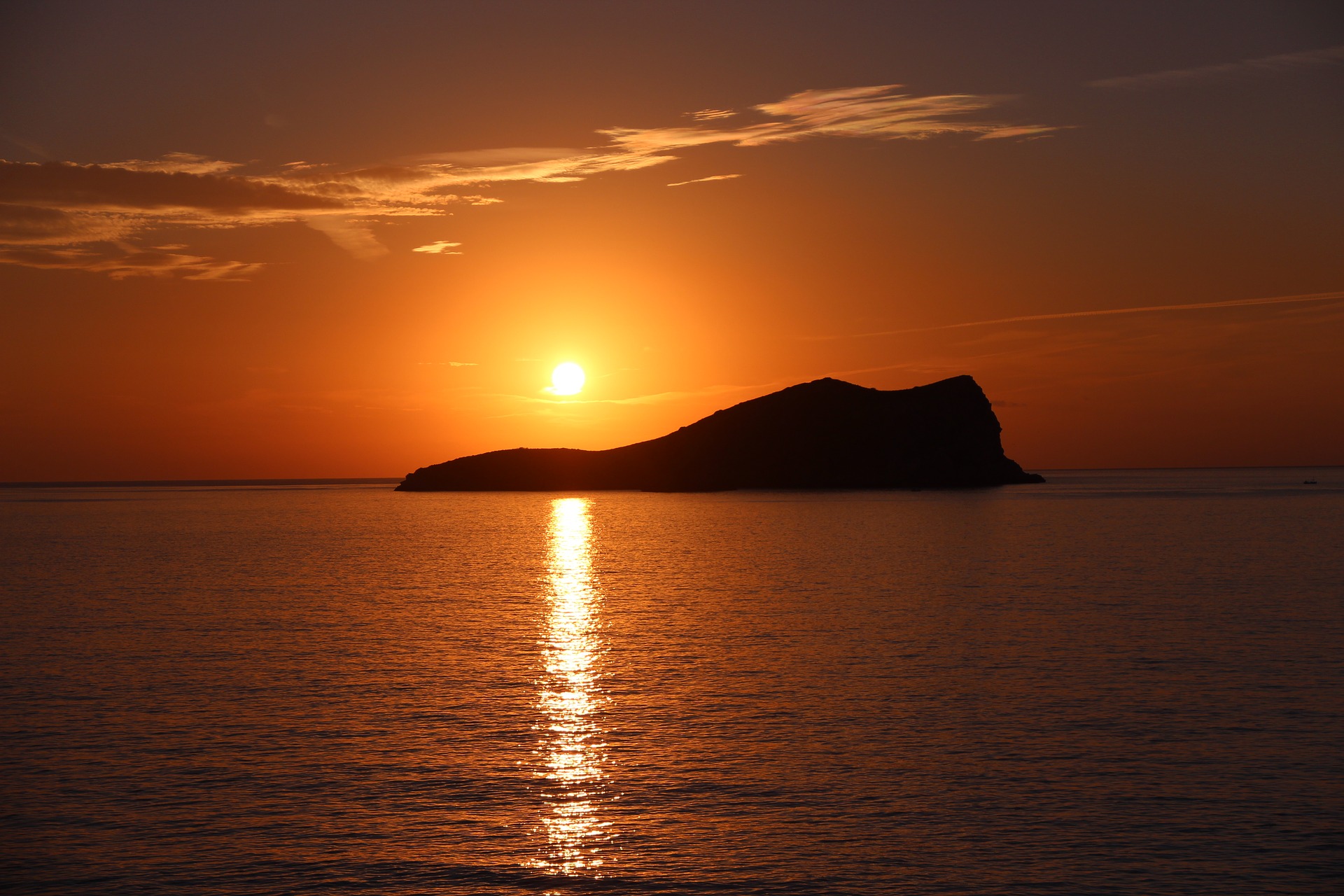 Atardecer en Ibiza