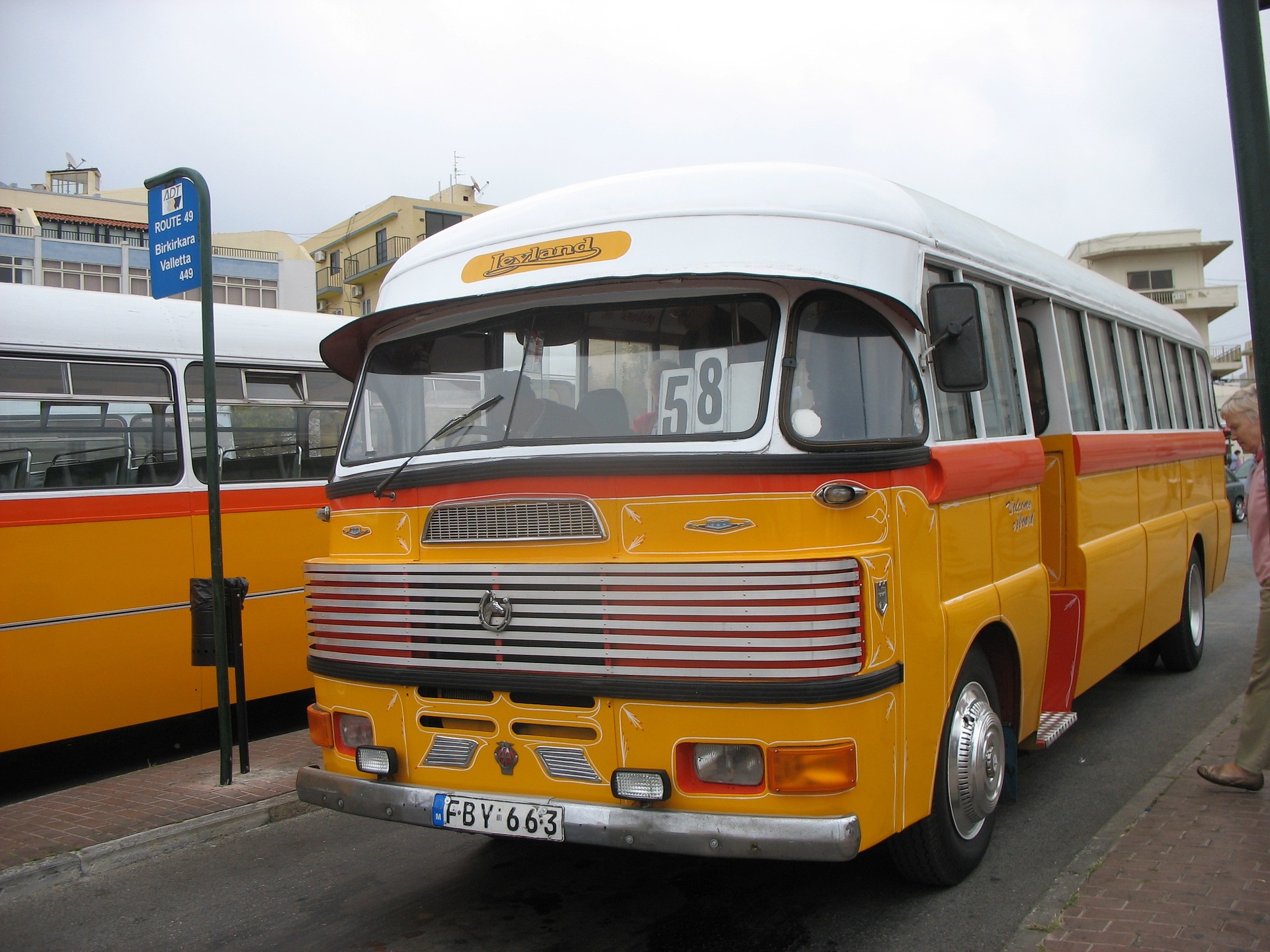 Autobús en Malta.