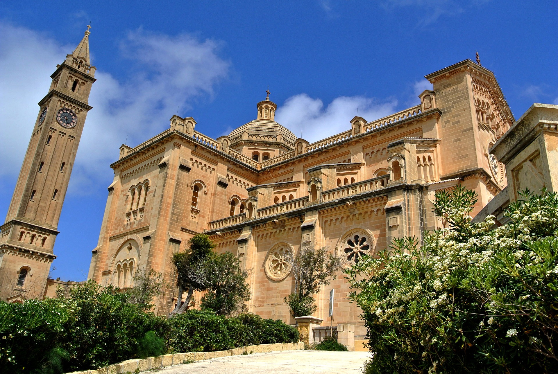 Santuario de la virgen de Ta Pinu, en Malta