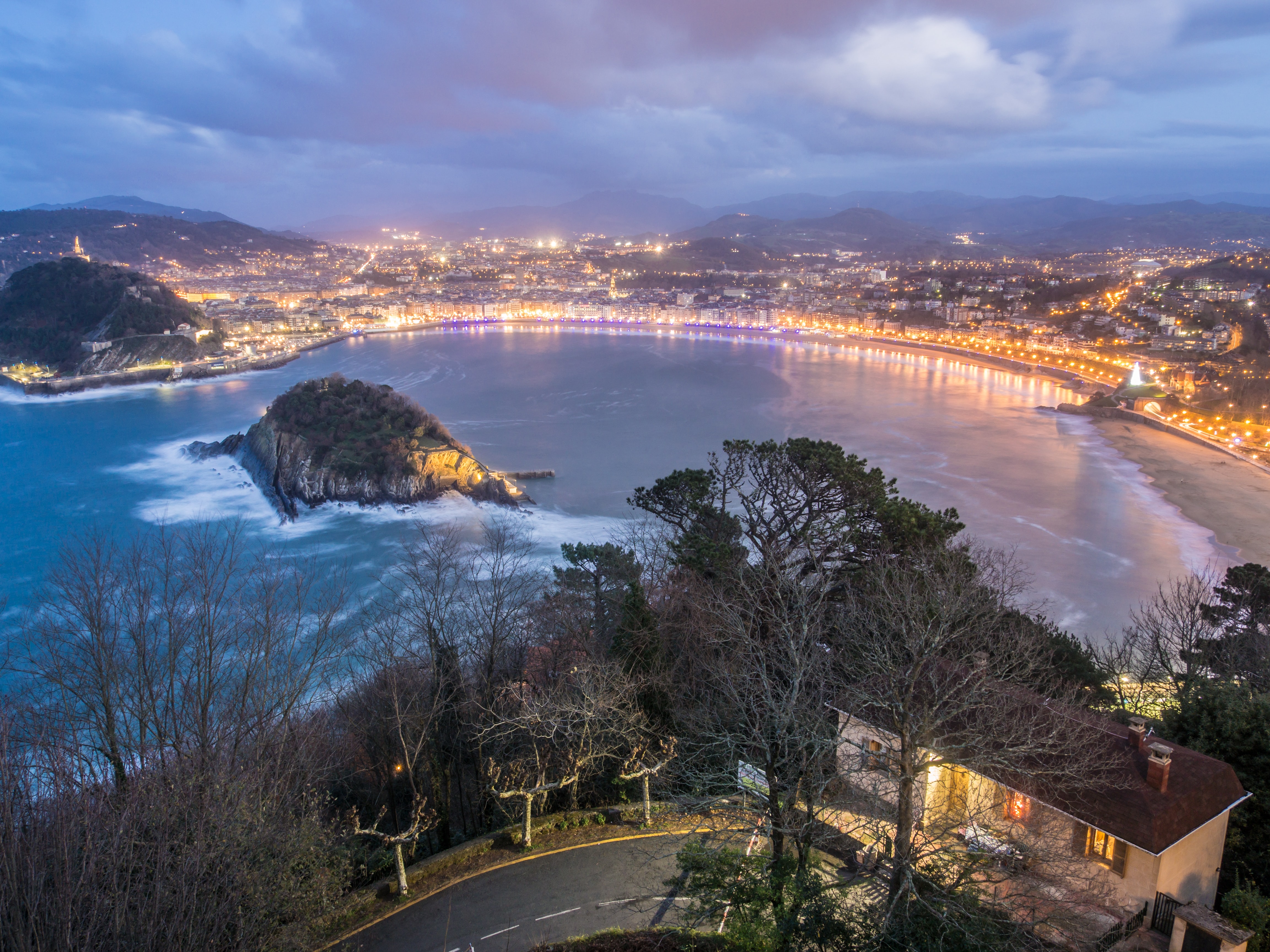 Vistas desde el monte Igueldo