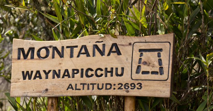 Altitud de la Montaña Huayna Picchu