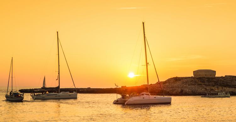 Atardecer en Menorca