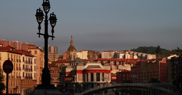 Bilbao al atardecer