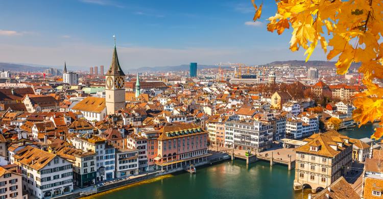 Vista de la ciudad de Zúrich