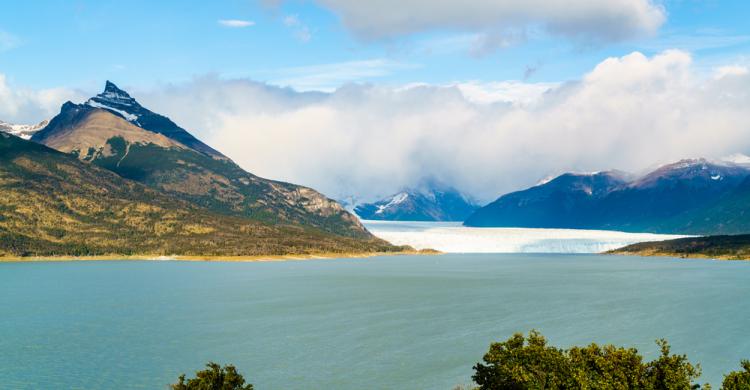 Vistas del glaciar desde la Curva de los Suspiros