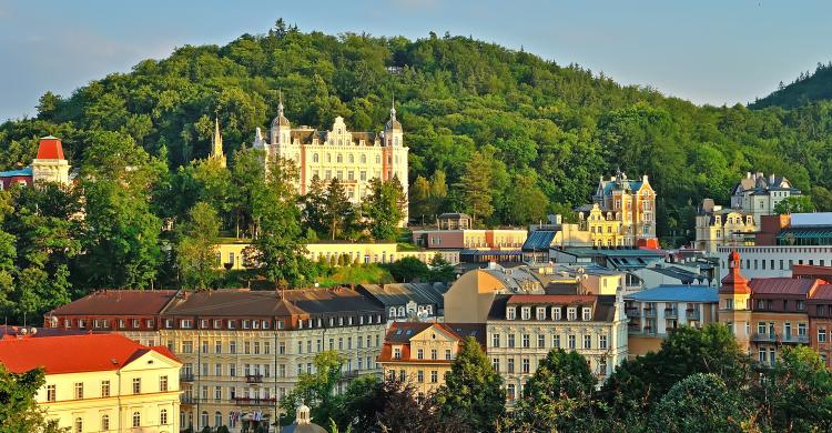 Vistas panorámicas de Karlovy Vary