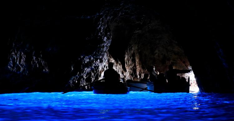 Interior Gruta Azul