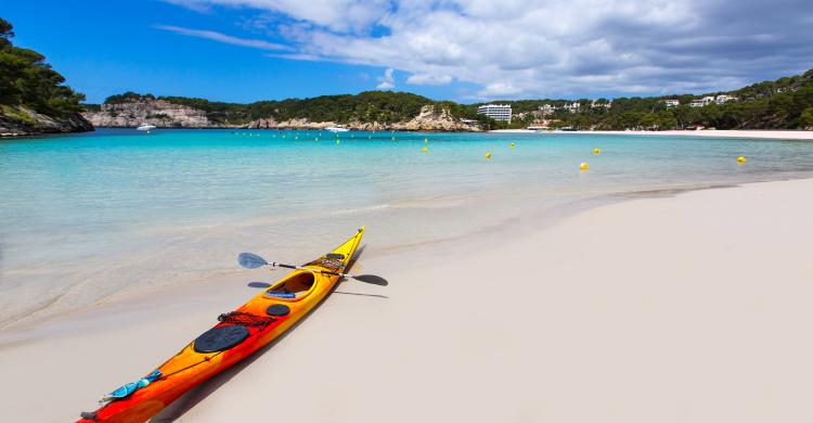 Kayak en Menorca