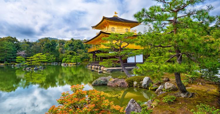 Kinkaku-ji, Templo do PavilhÃ£o Dourado