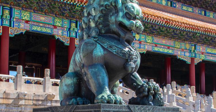 León de Fu en la Ciudad Prohibida
