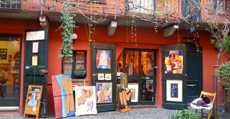 Galería de arte en el distrito de los Canales