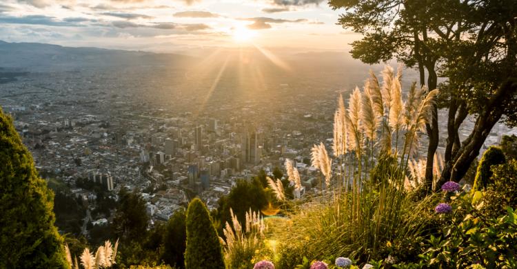 Vistas desde Monserrate - Bogotá