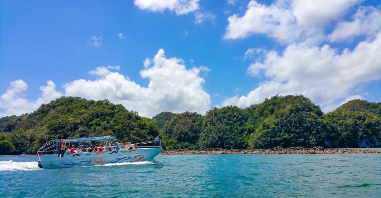 Paseo en barco por la bahía de Samaná