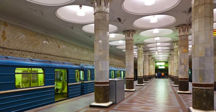 Estación de metro en Moscú