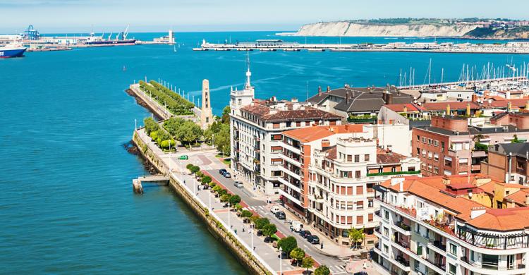 Vista aérea de Getxo