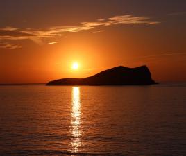 Atardecer en Ibiza