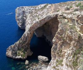 Gruta Azul, en Malta