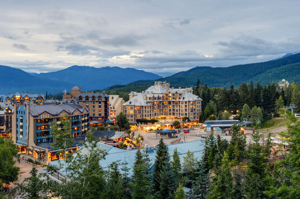 Vistas al municipio de Whistler